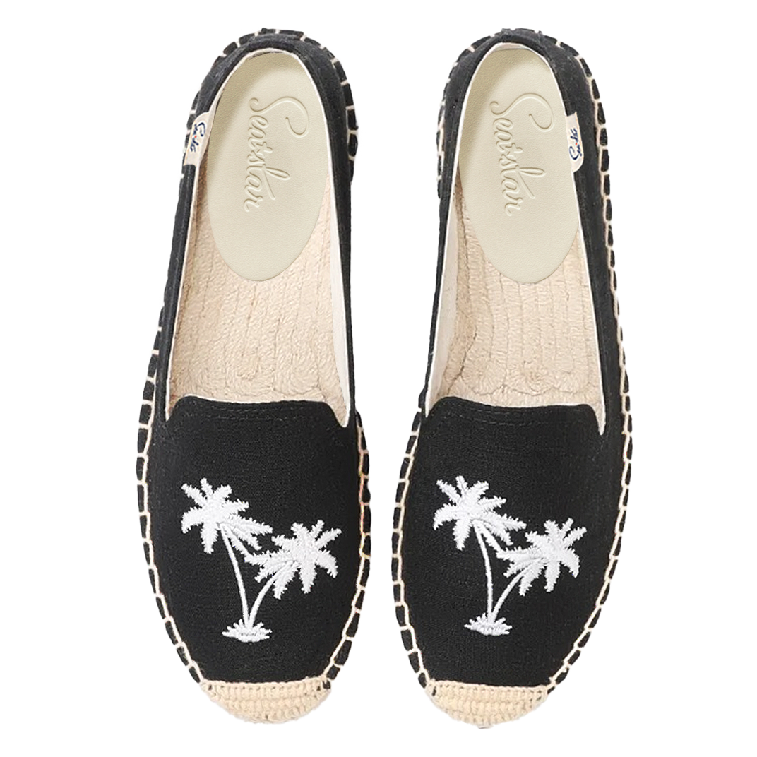 Bayside Beach Club Espadrille Palmtree Black – Sea Star  display picture 1