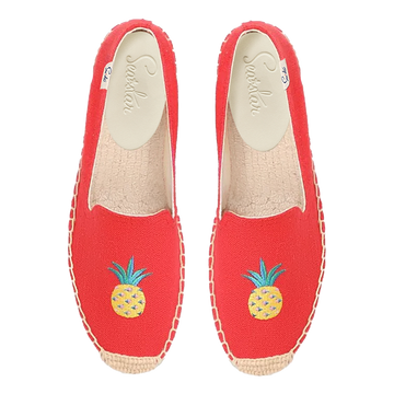 Bayside Beach Club Espadrille Pineapple Red - Main Image