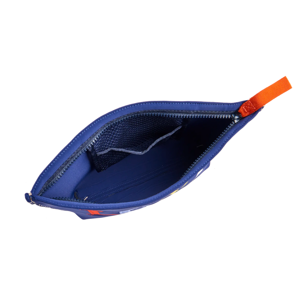 DARK NAVY LOVE EMBROIDERY  - SKIPPER POUCH Sea Star Beachwear