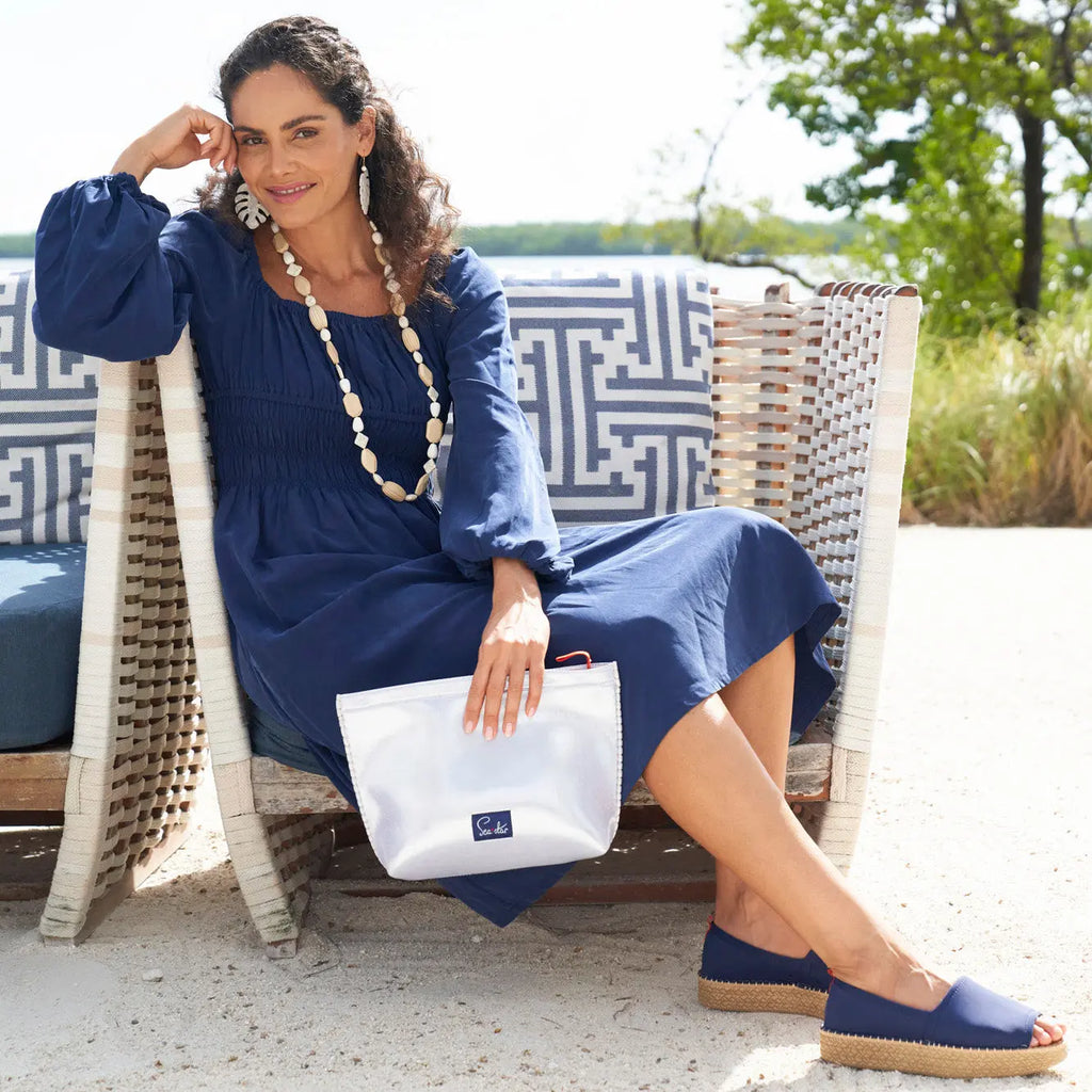 DARK NAVY - WOMENS COASTAL PLATFORM Sea Star Beachwear