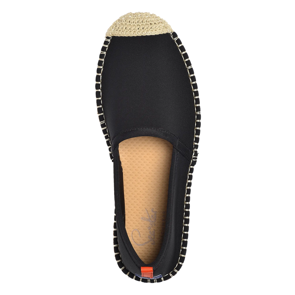 BLACK - WOMENS BEACHCOMBER ESPADRILLE Sea Star Beachwear