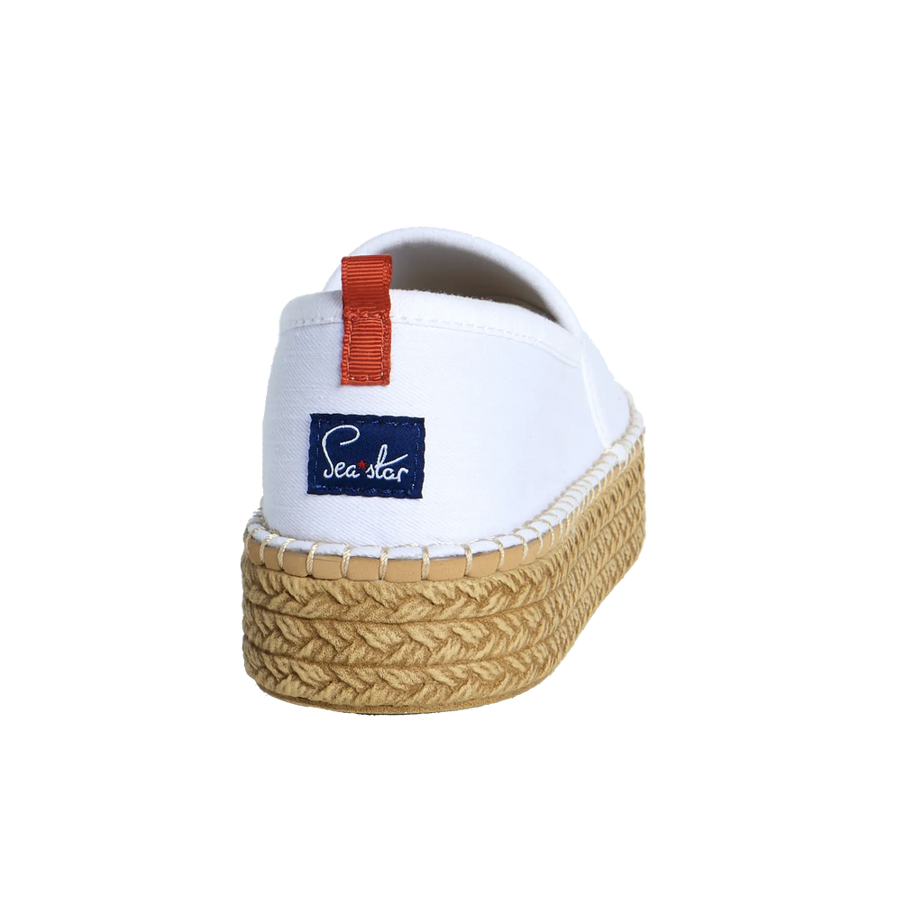 WHITE DENIM - WOMENS COASTAL PLATFORM Sea Star Beachwear