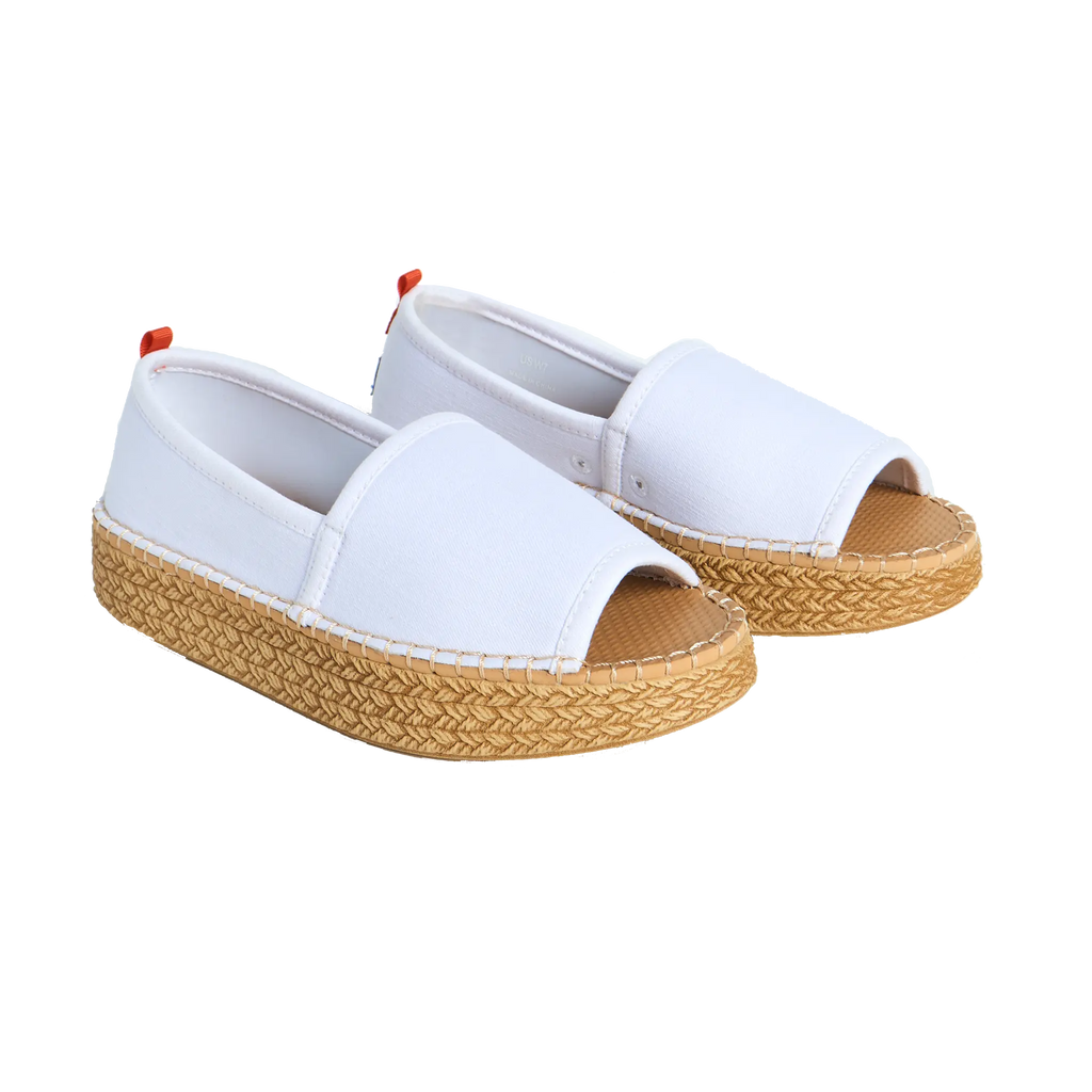 WHITE DENIM - WOMENS COASTAL PLATFORM Sea Star Beachwear