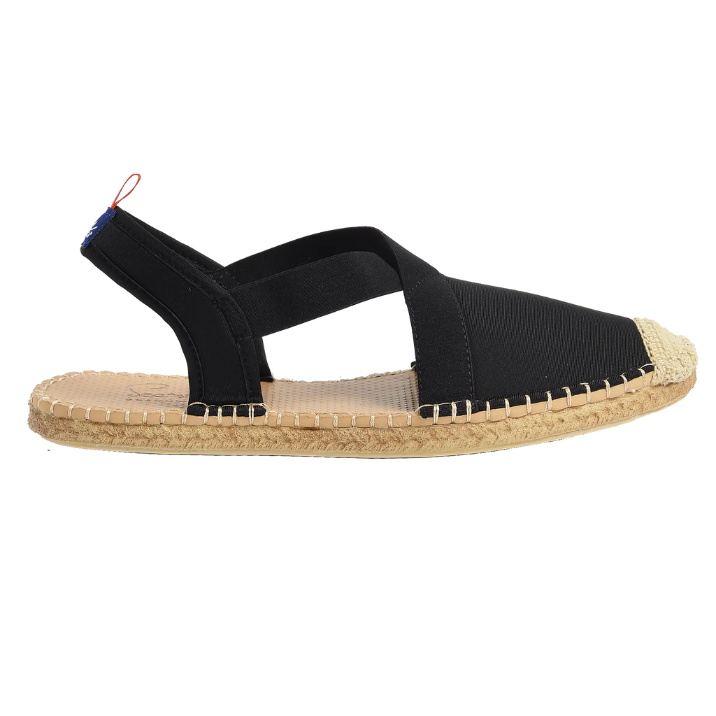 BLACK - WOMENS SEAFARER SLINGBACK Sea Star Beachwear