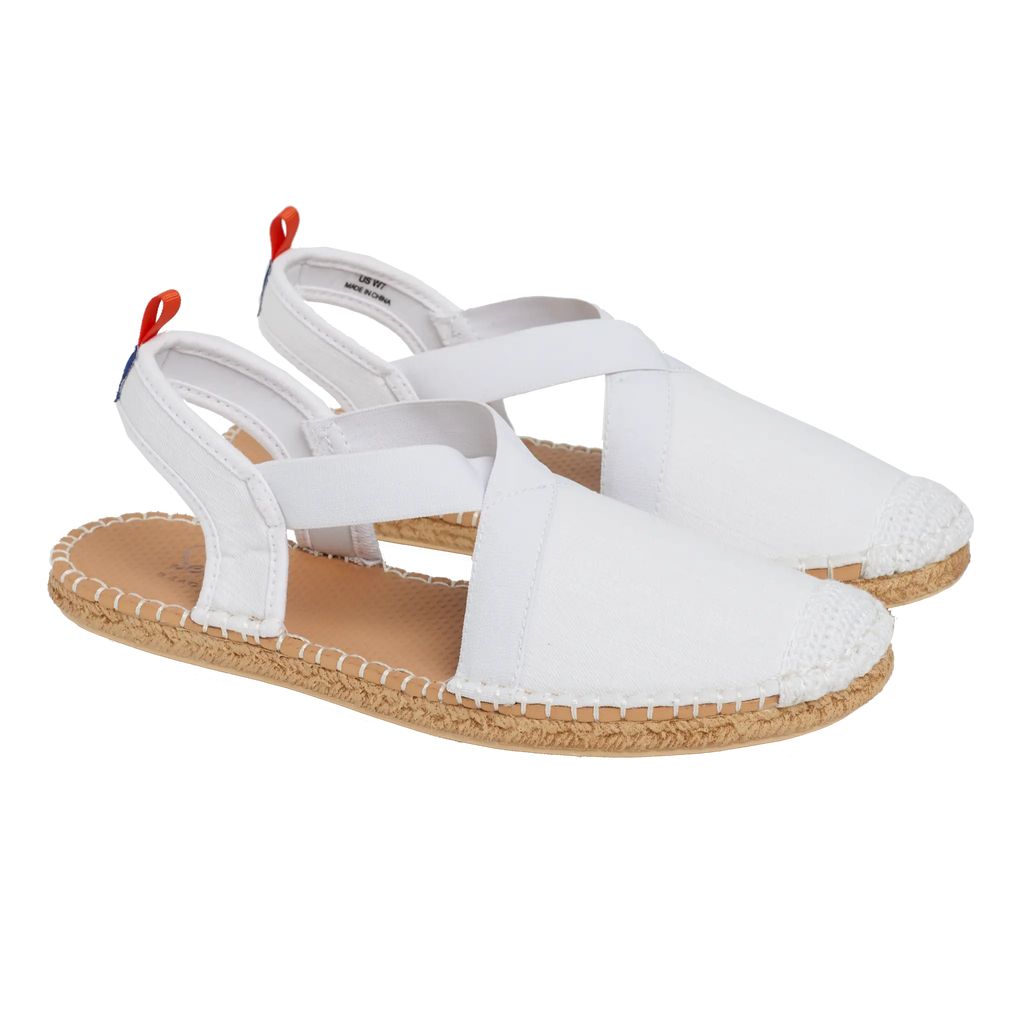 WHITE DENIM - WOMENS SEAFARER SLINGBACK Sea Star Beachwear